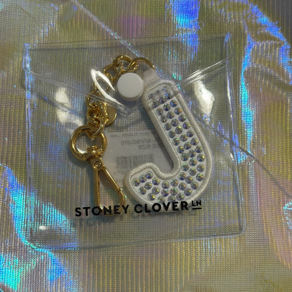 Stoney Clover Lane Sparkle Letter Charm “J”